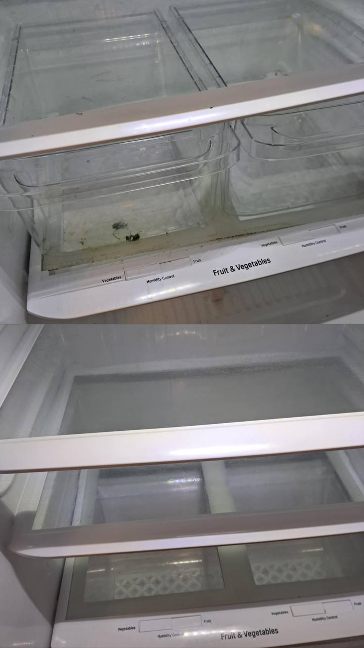 Bright transparent refrigerator drawers